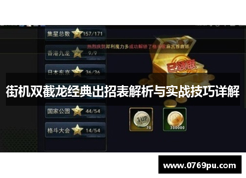 街机双截龙经典出招表解析与实战技巧详解